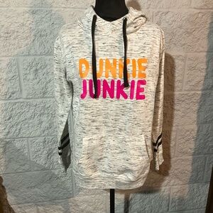 J. America Dunkin Donuts design “Dunkie Junkie”Hoodie Vibrant Design